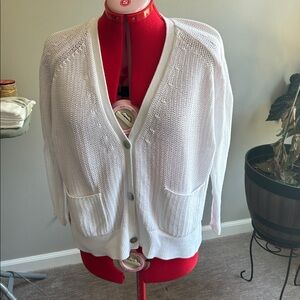 Eileen Fisher Organic Cotton Cardigan Sweater
